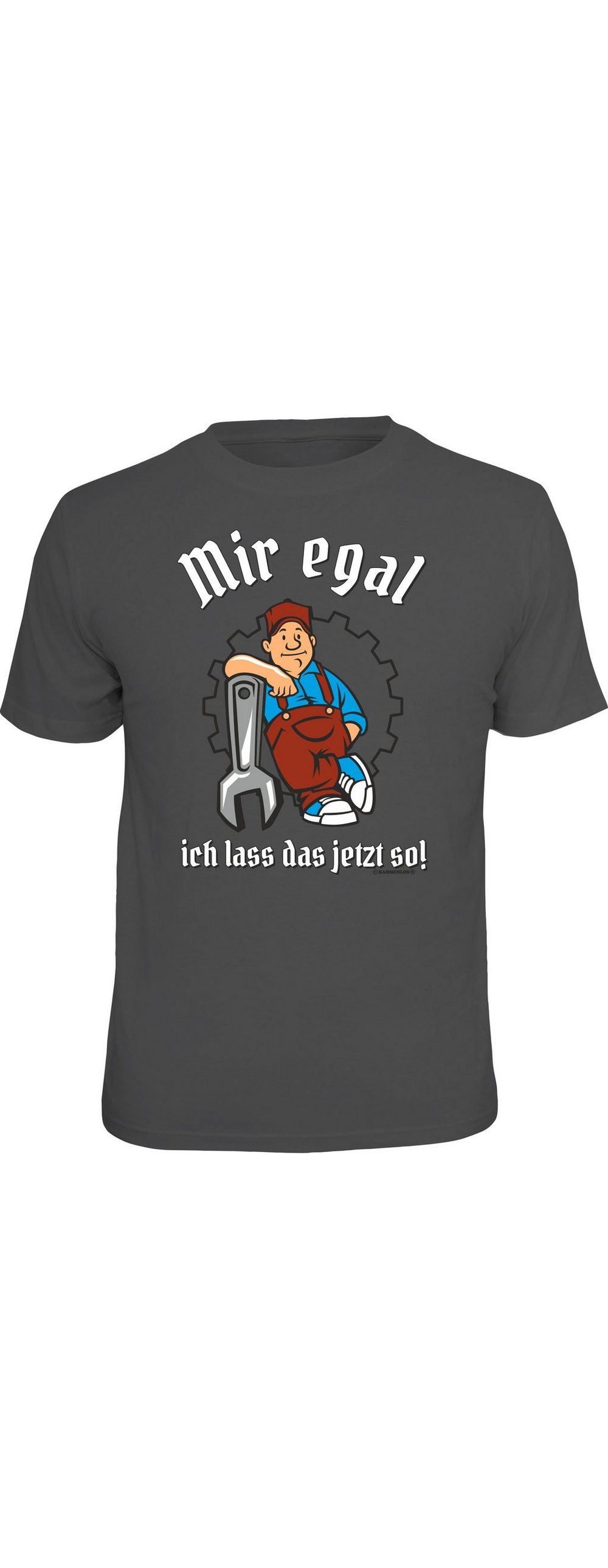 RAHMENLOS® T-Shirt „Mir egal, ich lass das jetzt so!“